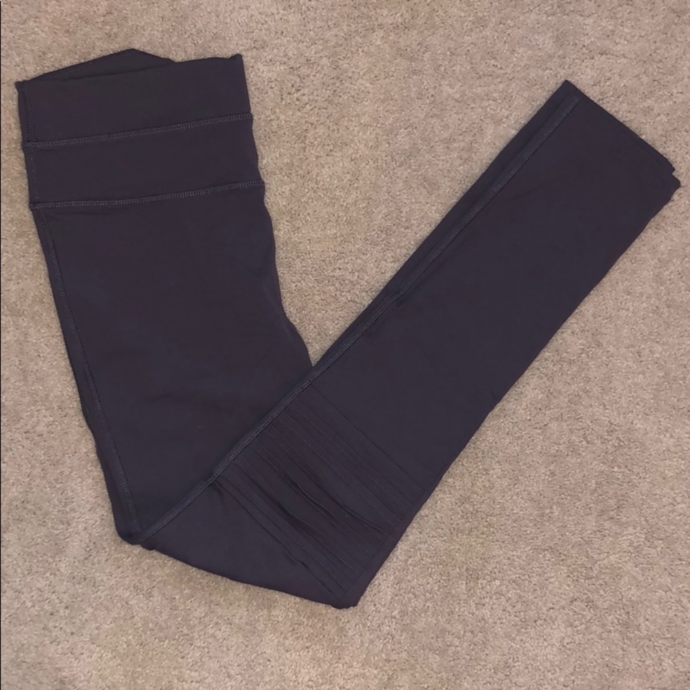 Lavender Free People High Waisted Moto Leggings